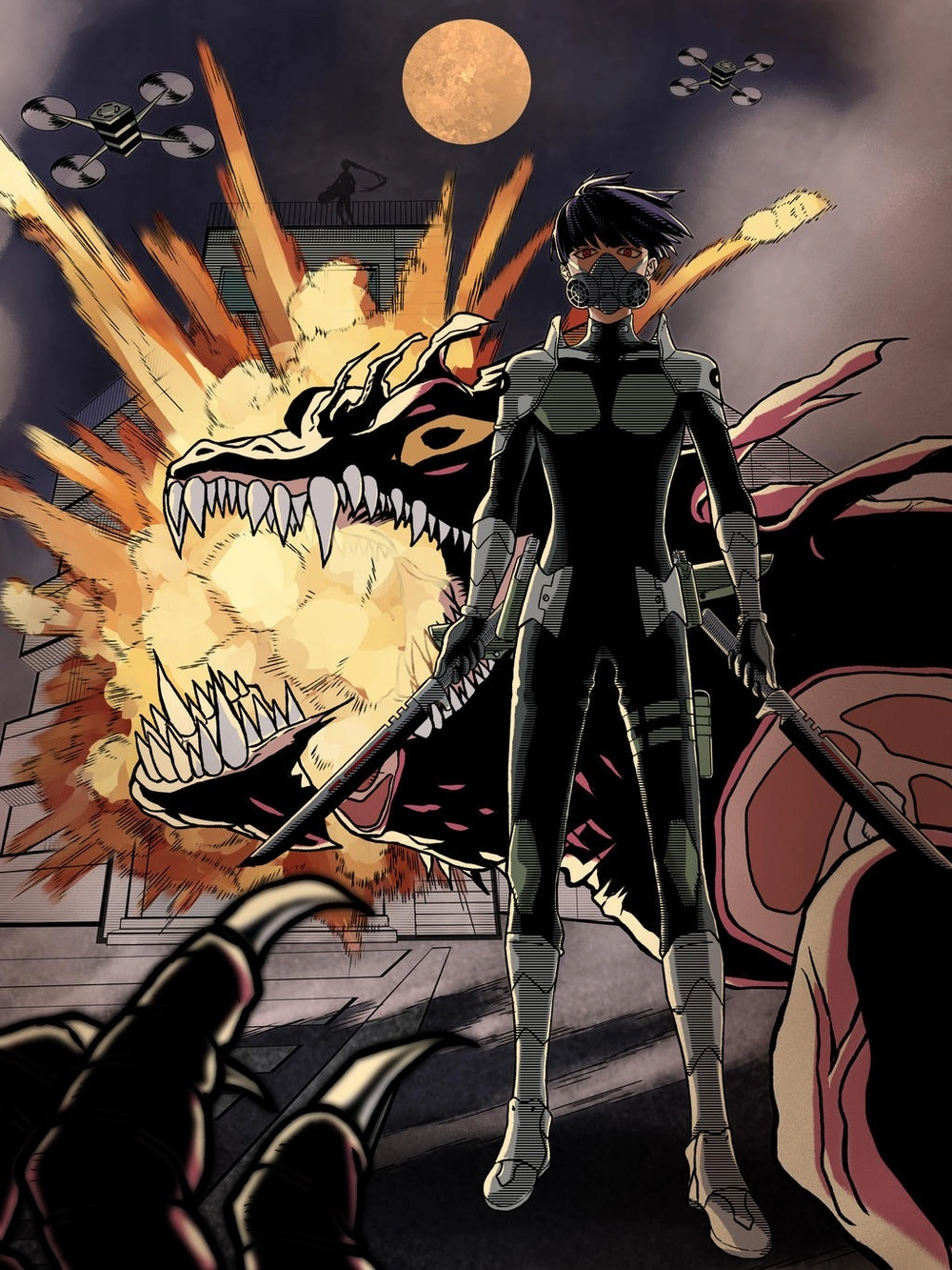 hình nền chibi soshiro hoshina 4k 