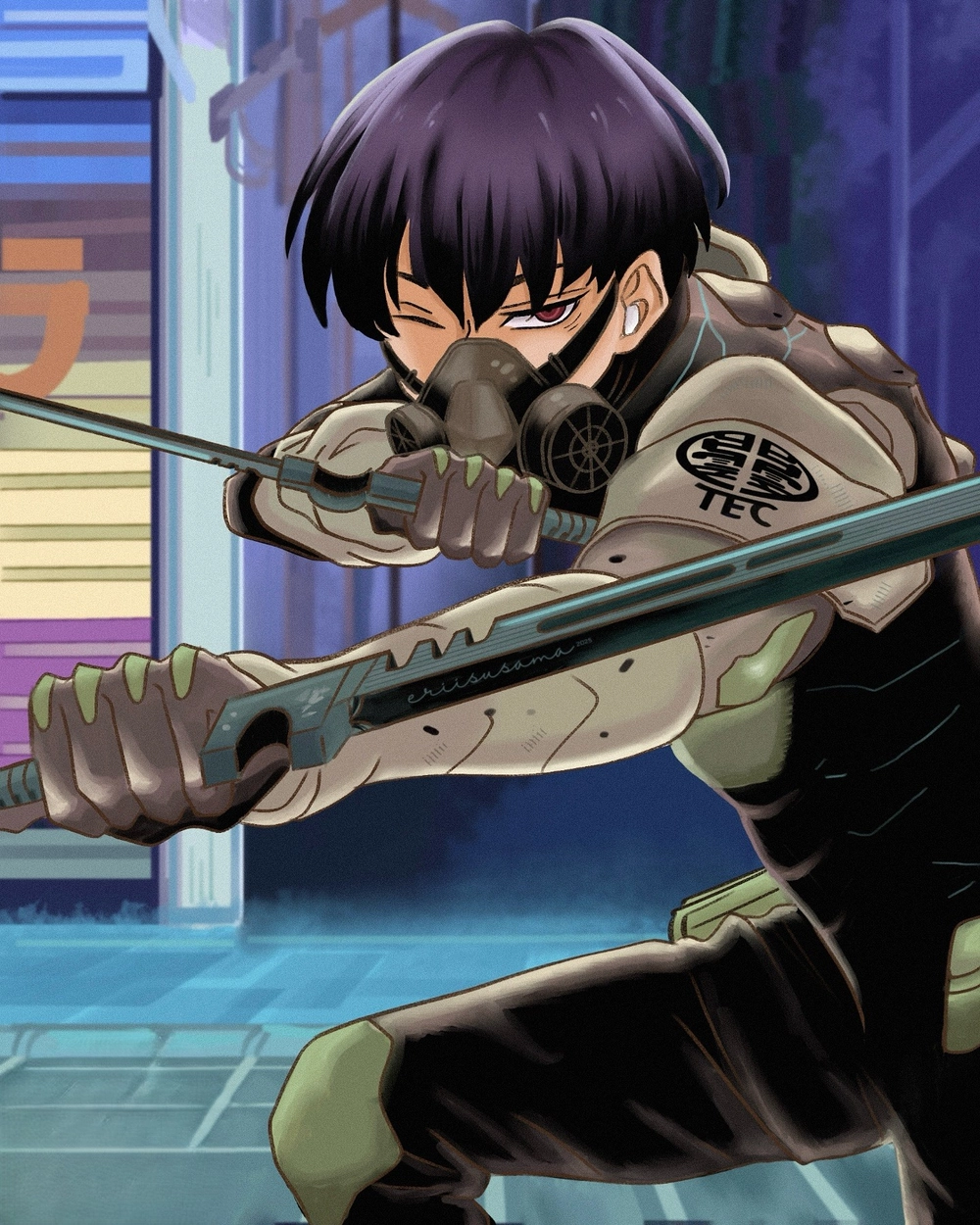 hình anime soshiro hoshina đánh nhau