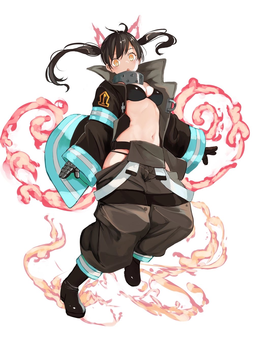 ảnh tamaki kotatsu trong anime fire force 