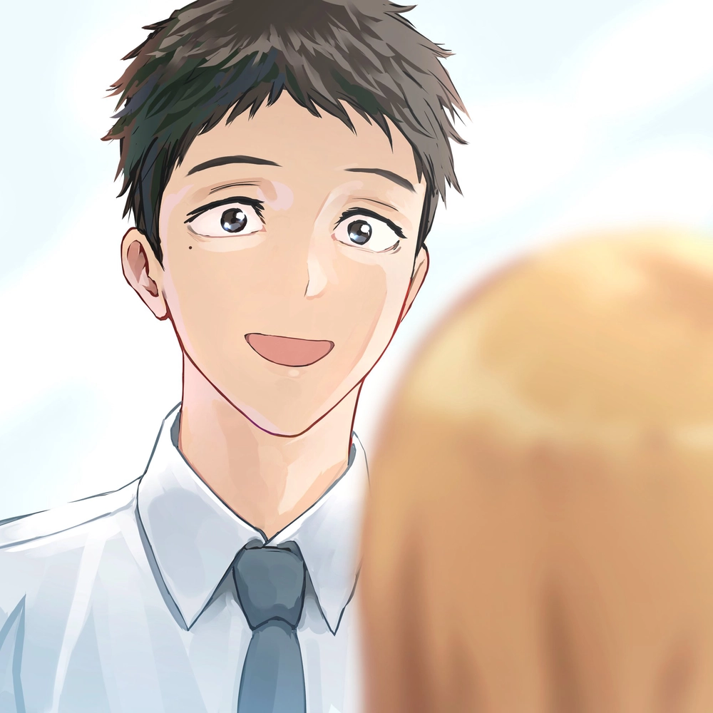 ảnh wakana gojo đang cười 