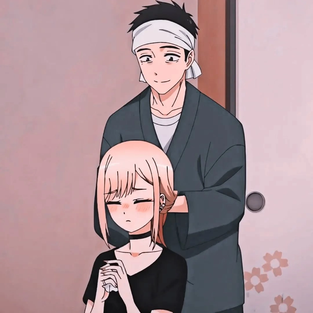 hình anime wakana gojo và marin 