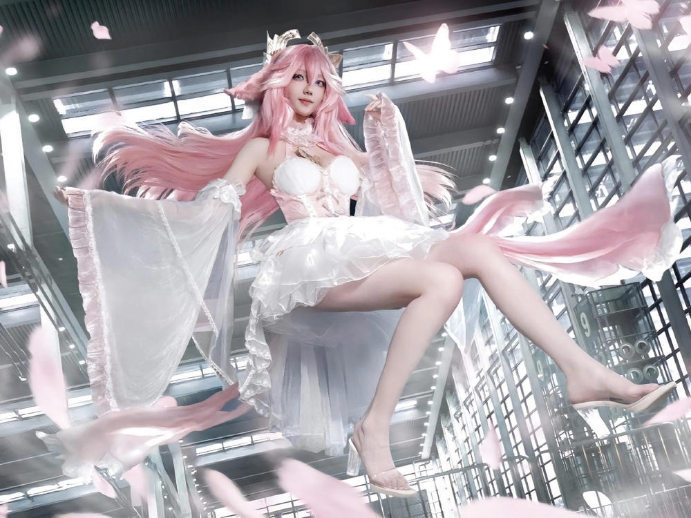 yae miko cosplay đẹp như game