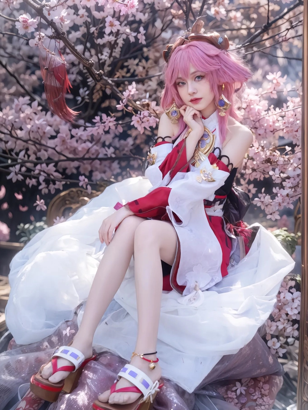 cosplay Yae Miko Genshin phong cách mới lạ