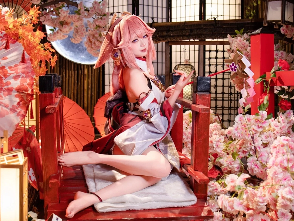 hình ảnh Yae Miko cosplay được yêu thích