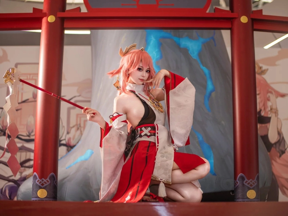 Yae cosplay đẹp long lanh