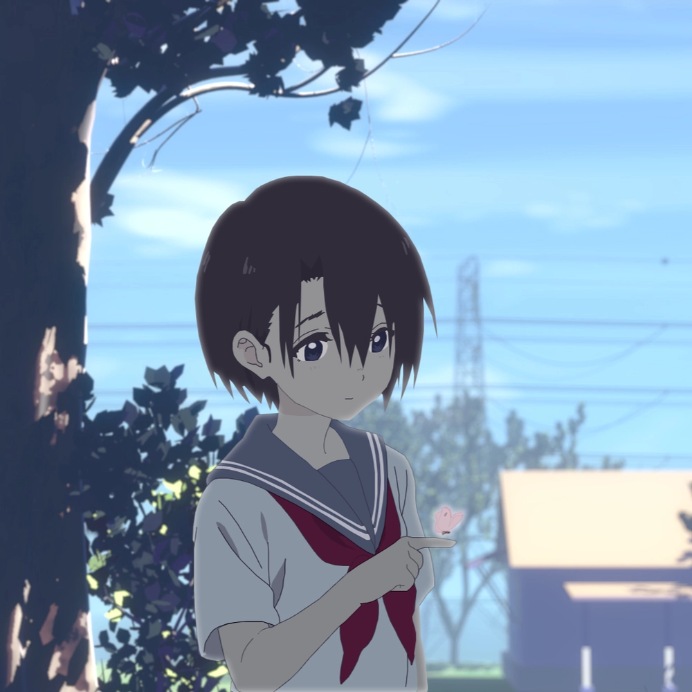 ảnh anime nishimiya yuzuru buồn