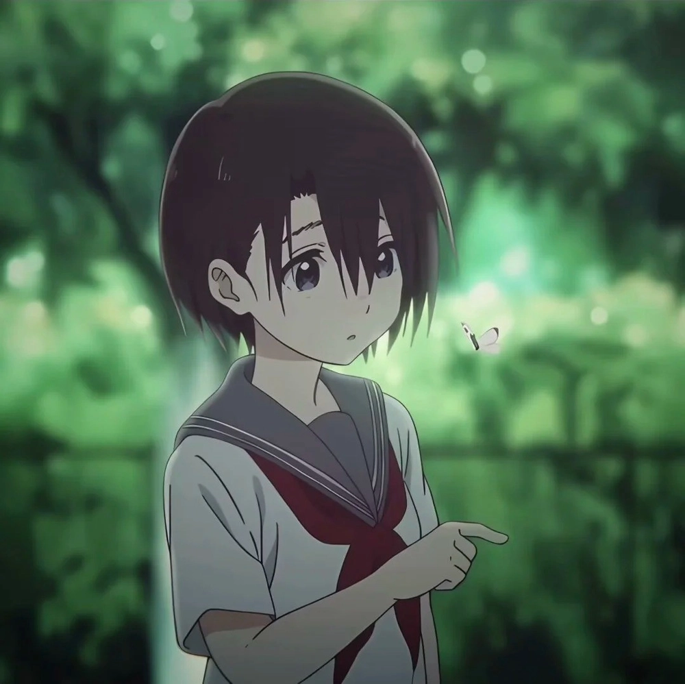 ảnh anime buồn yuzuru nishimiya