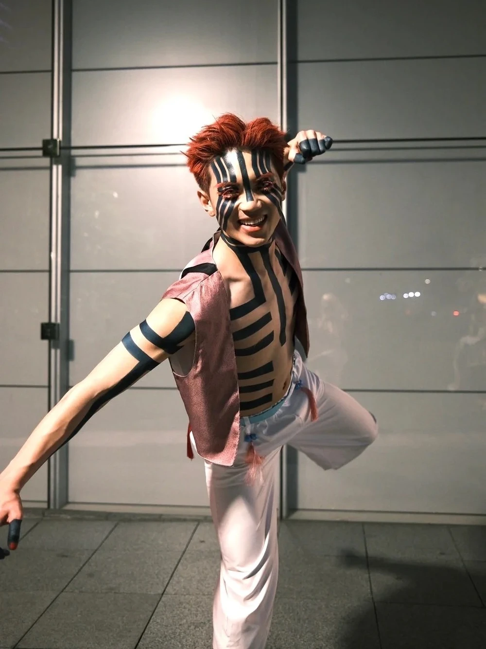 akaza demon slayer cosplay 1