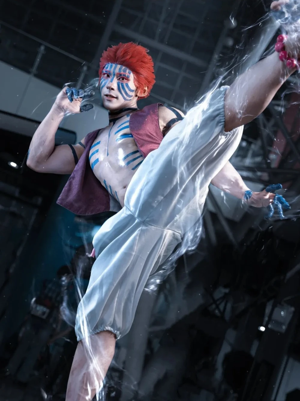akaza demon slayer cosplay 2