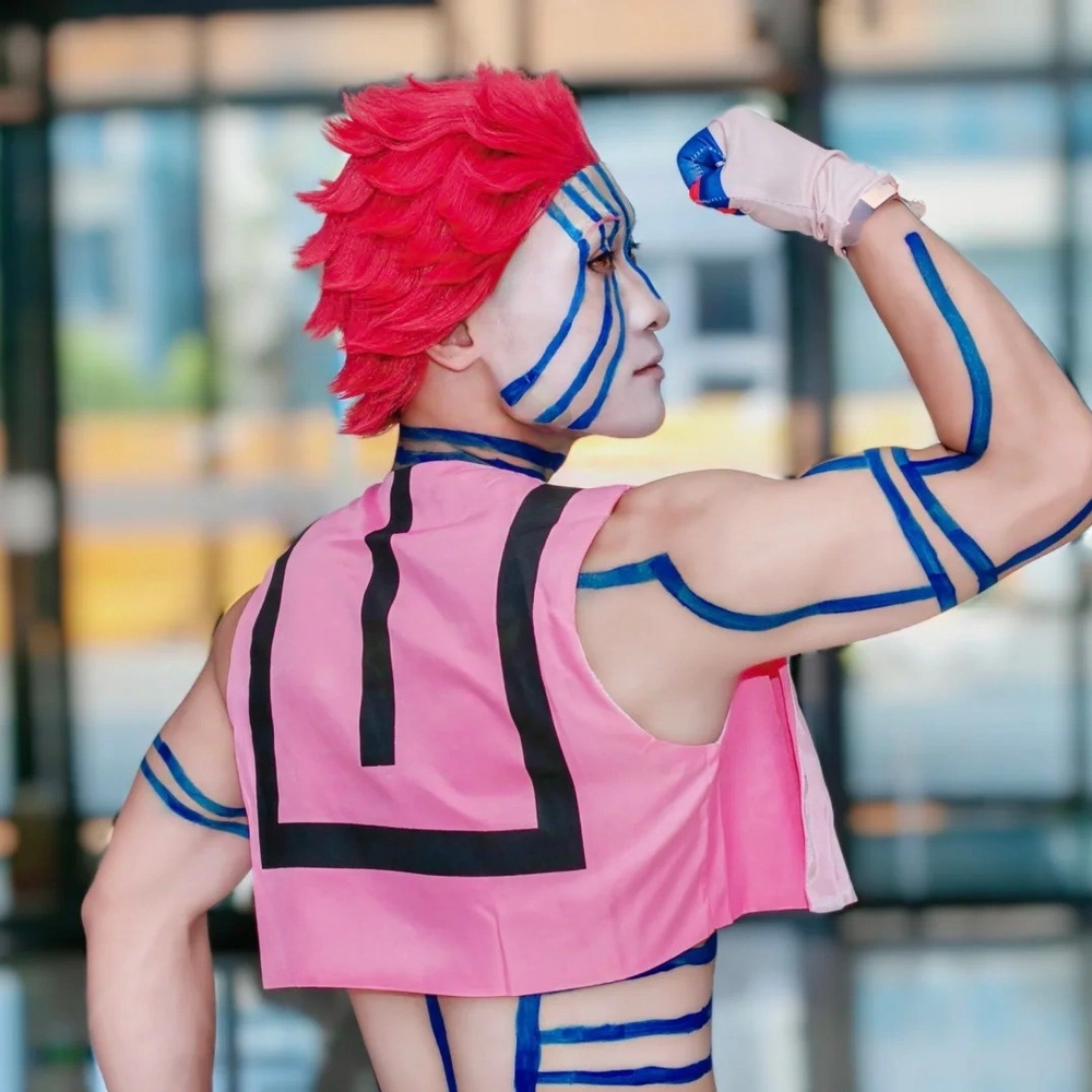 akaza and douma cosplay ảnh chụp ngoài trời