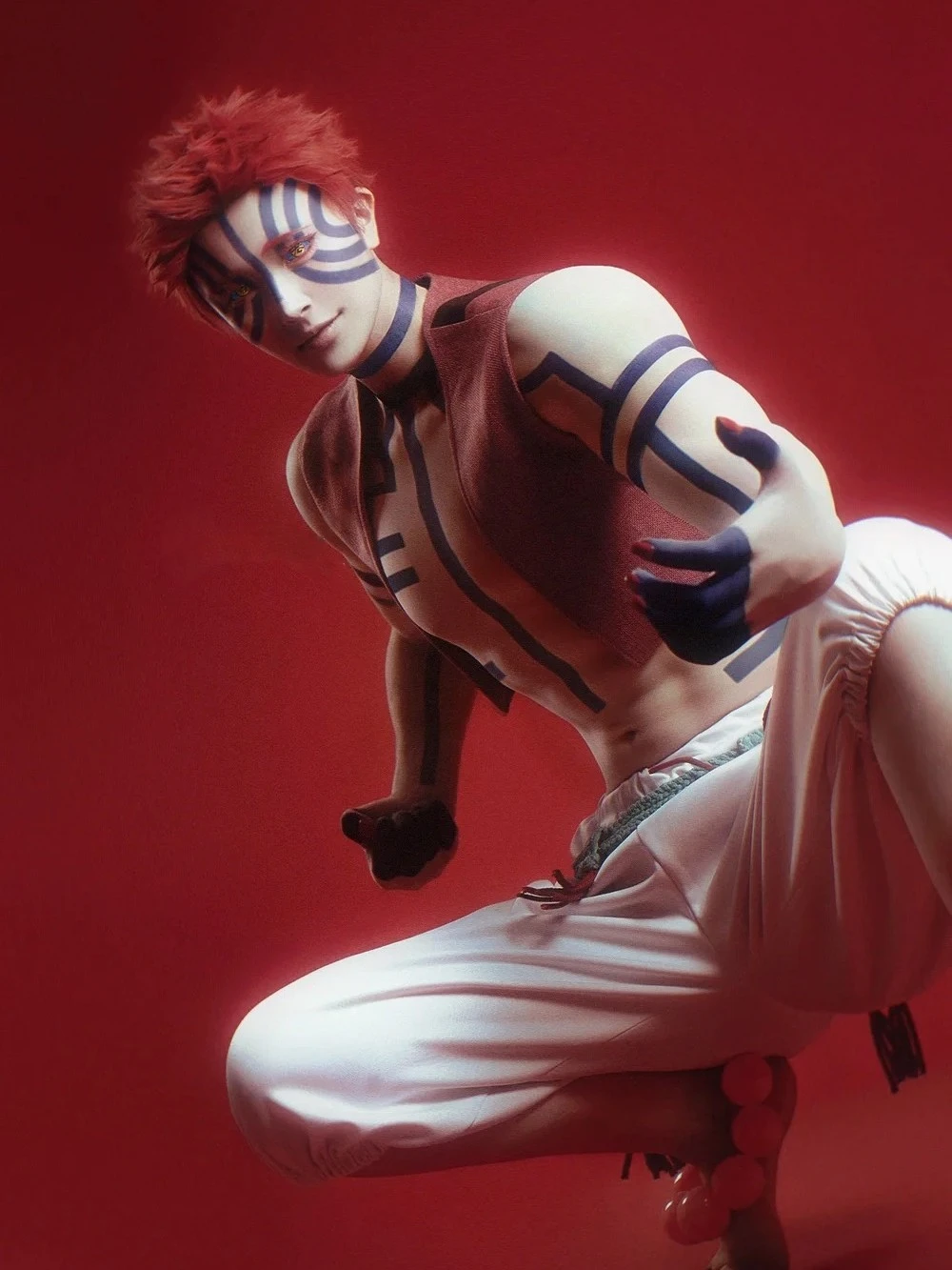 akaza demon slayer cosplay 4