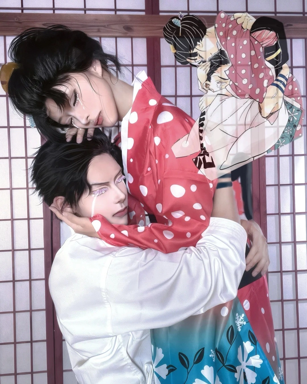 demon slayer akaza cosplay chuẩn anime
