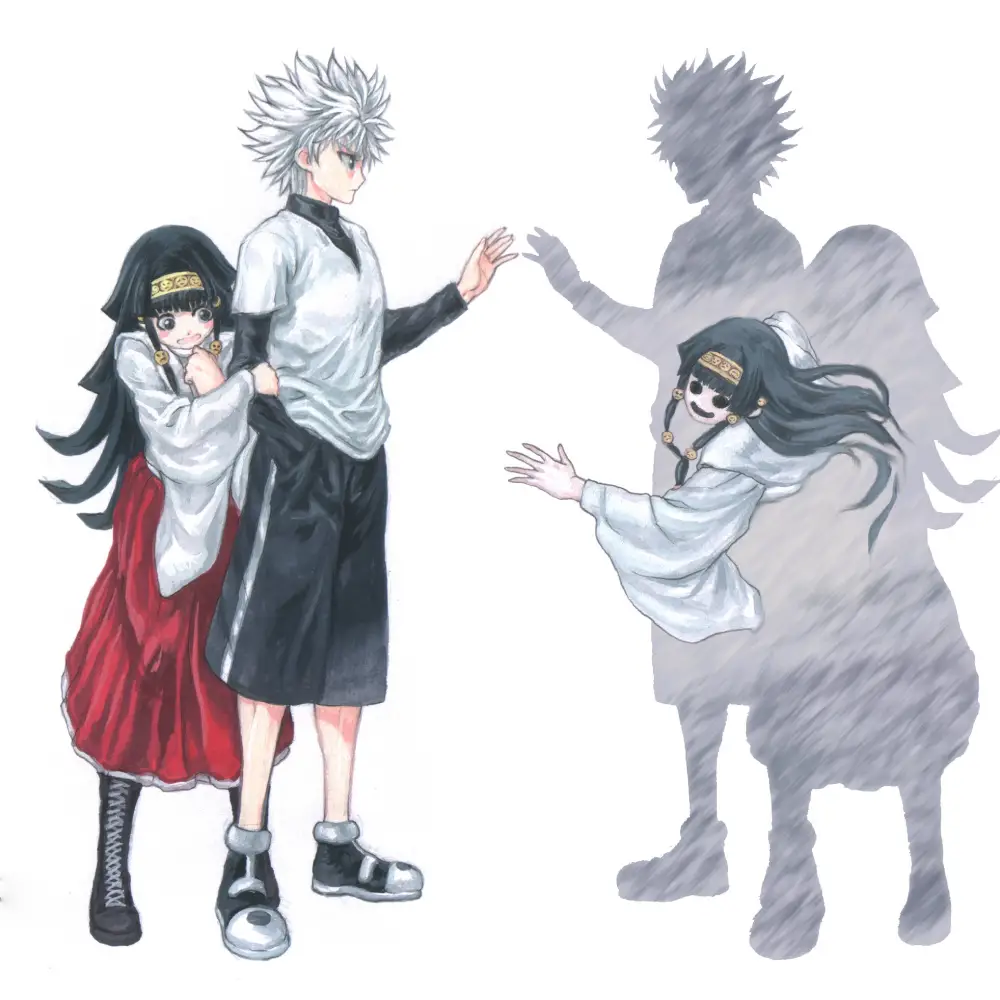 killua và alluka trong hunter x hunter 