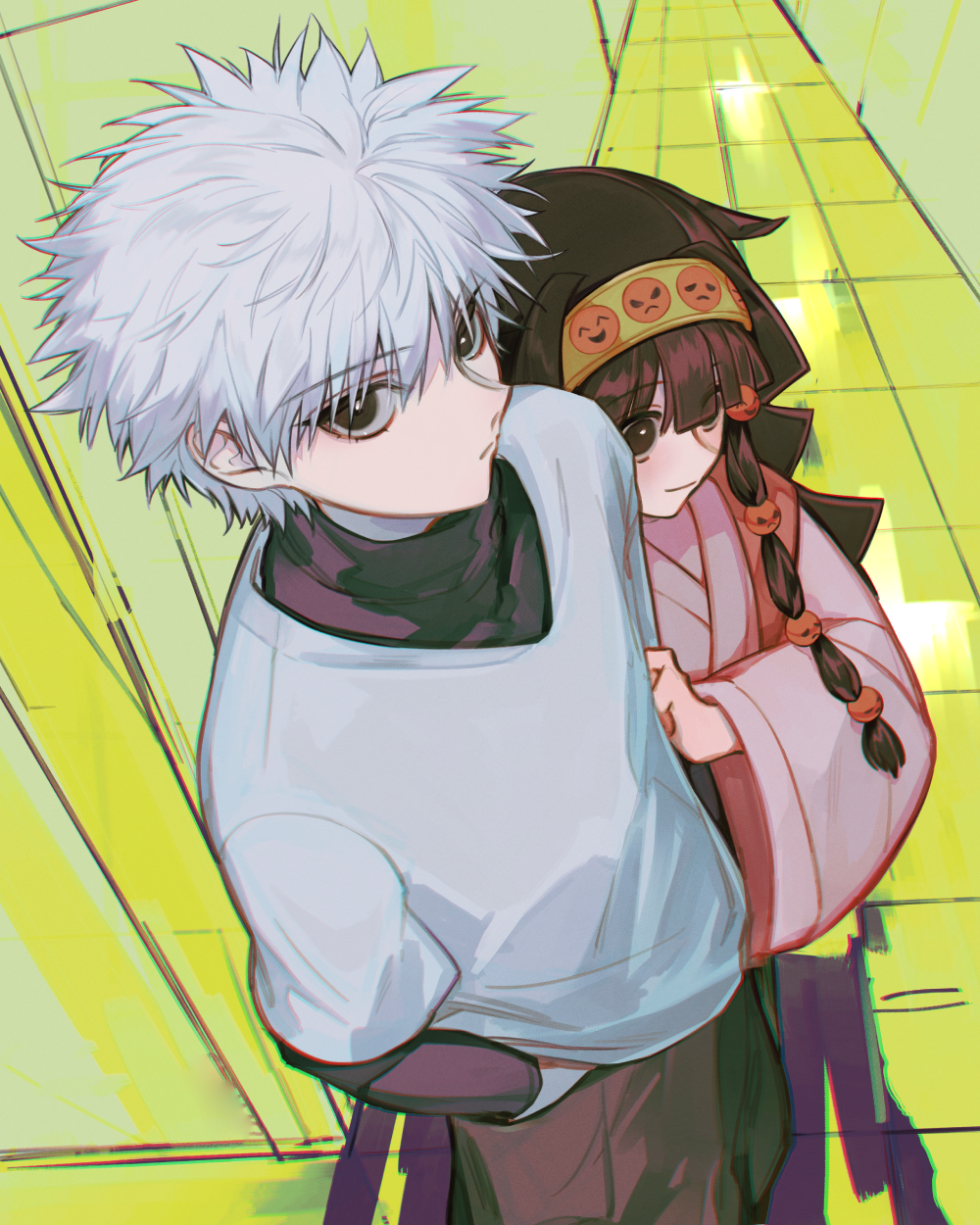 hình alluka zoldyck x killua trong anime