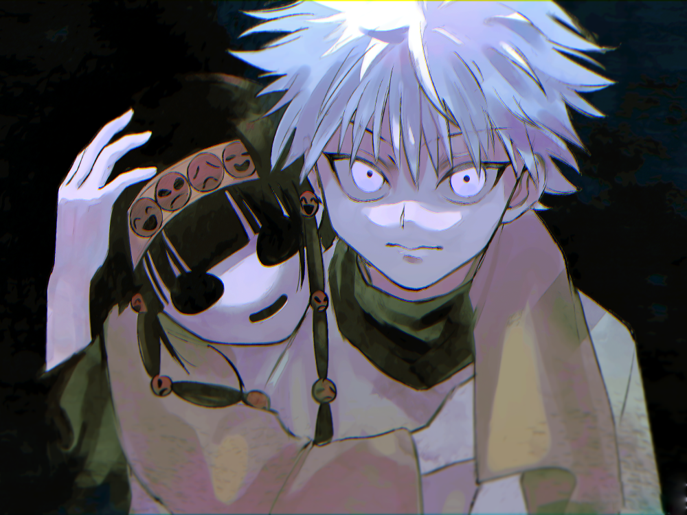 ảnh alluka và killua trong hunter x hunter 