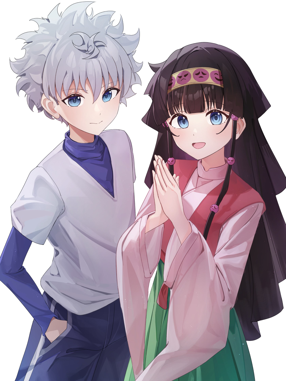 hình ảnh alluka zoldyck với killua 