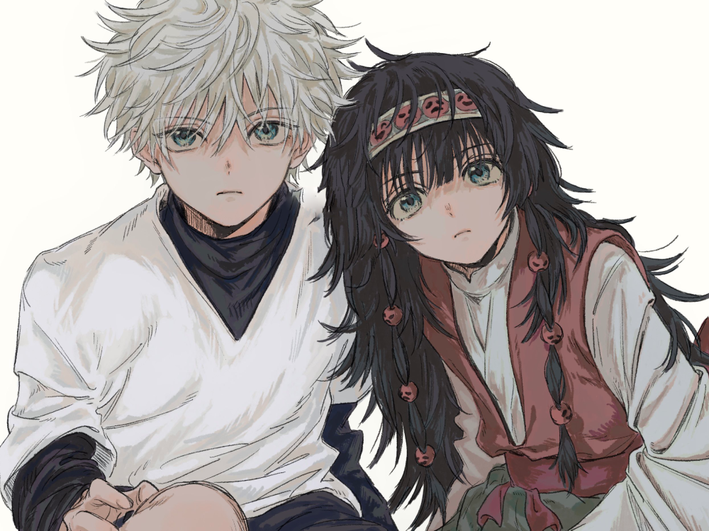 ảnh alluka zoldyck và killua dễ thương 