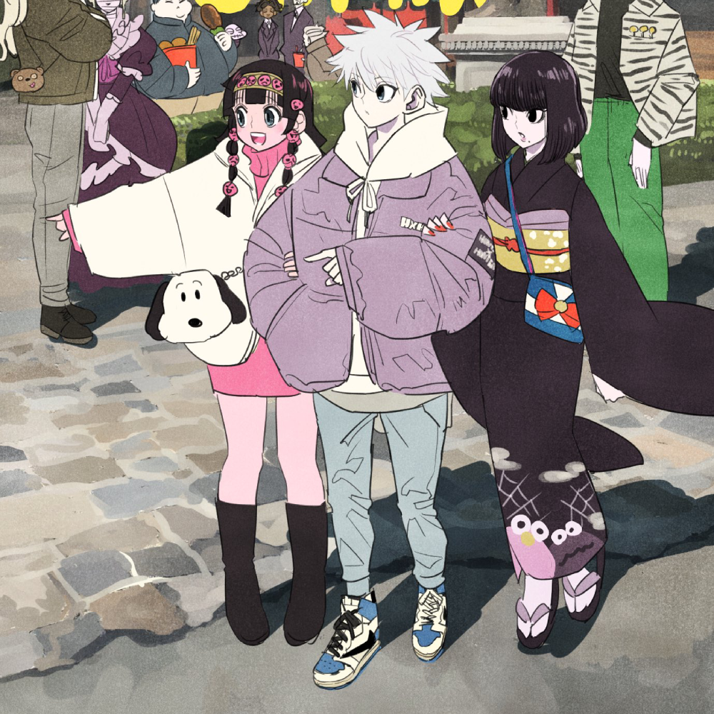 hình ảnh dễ thương của alluka x killua