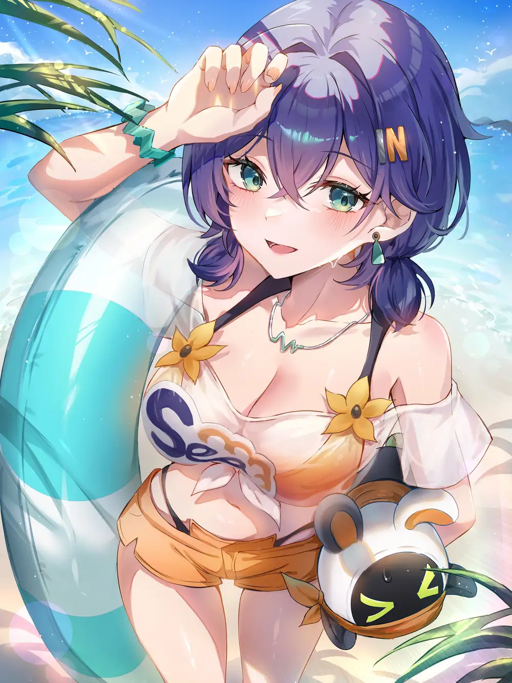 ảnh anime nữ dễ thương tóc ngắn