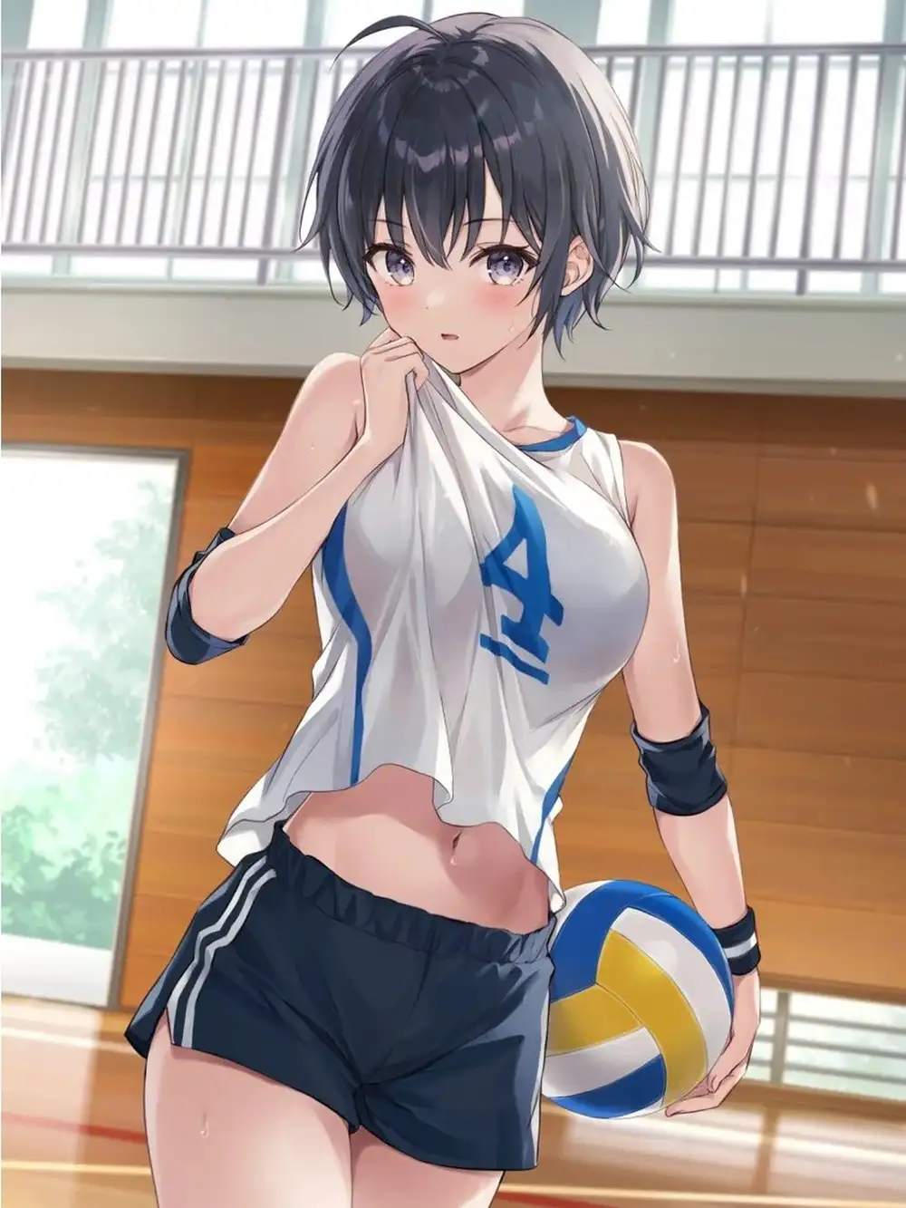 ảnh anime nữ tóc ngắn ngầu 10