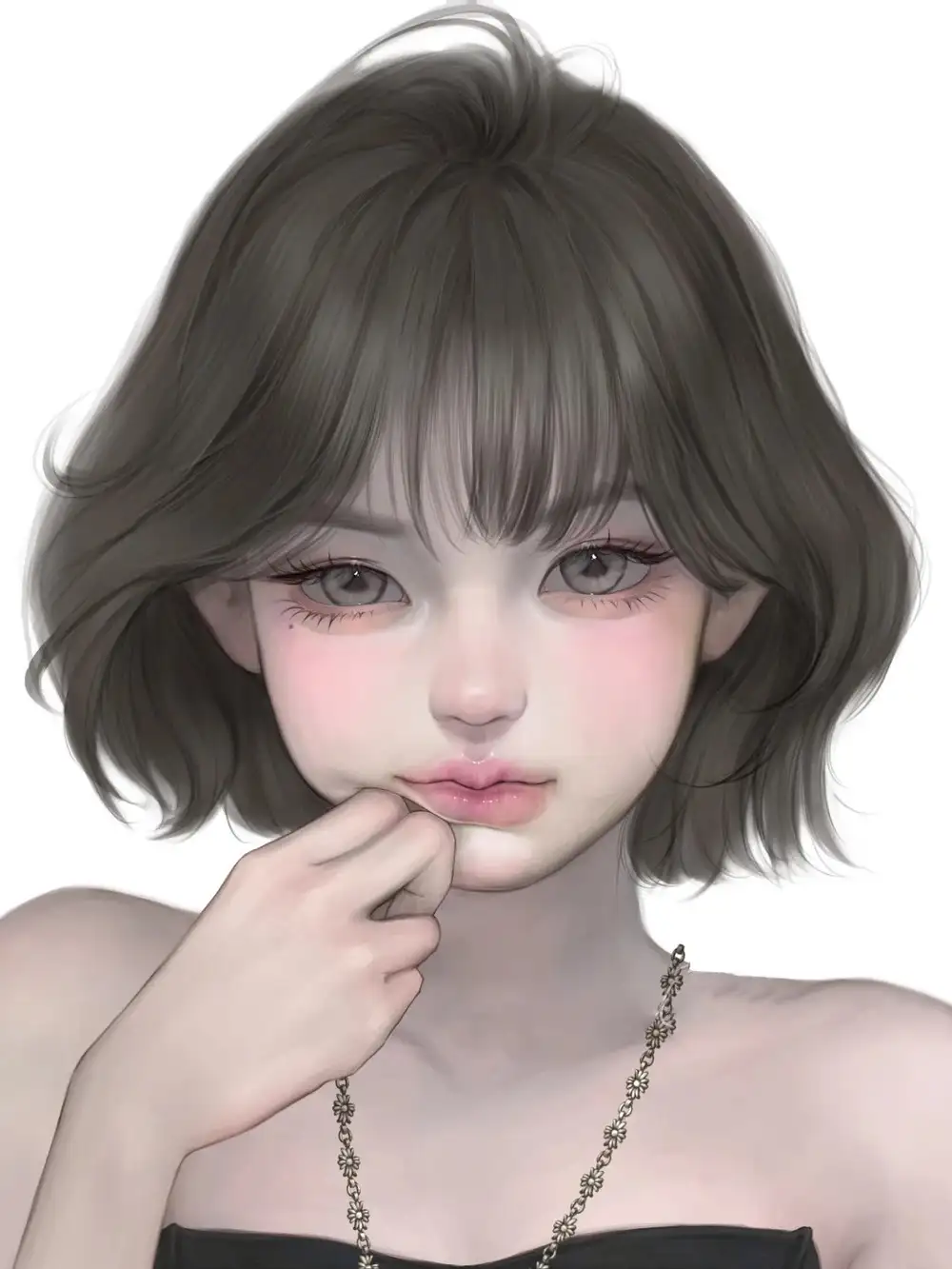 ảnh anime nữ tóc ngắn ngầu 13