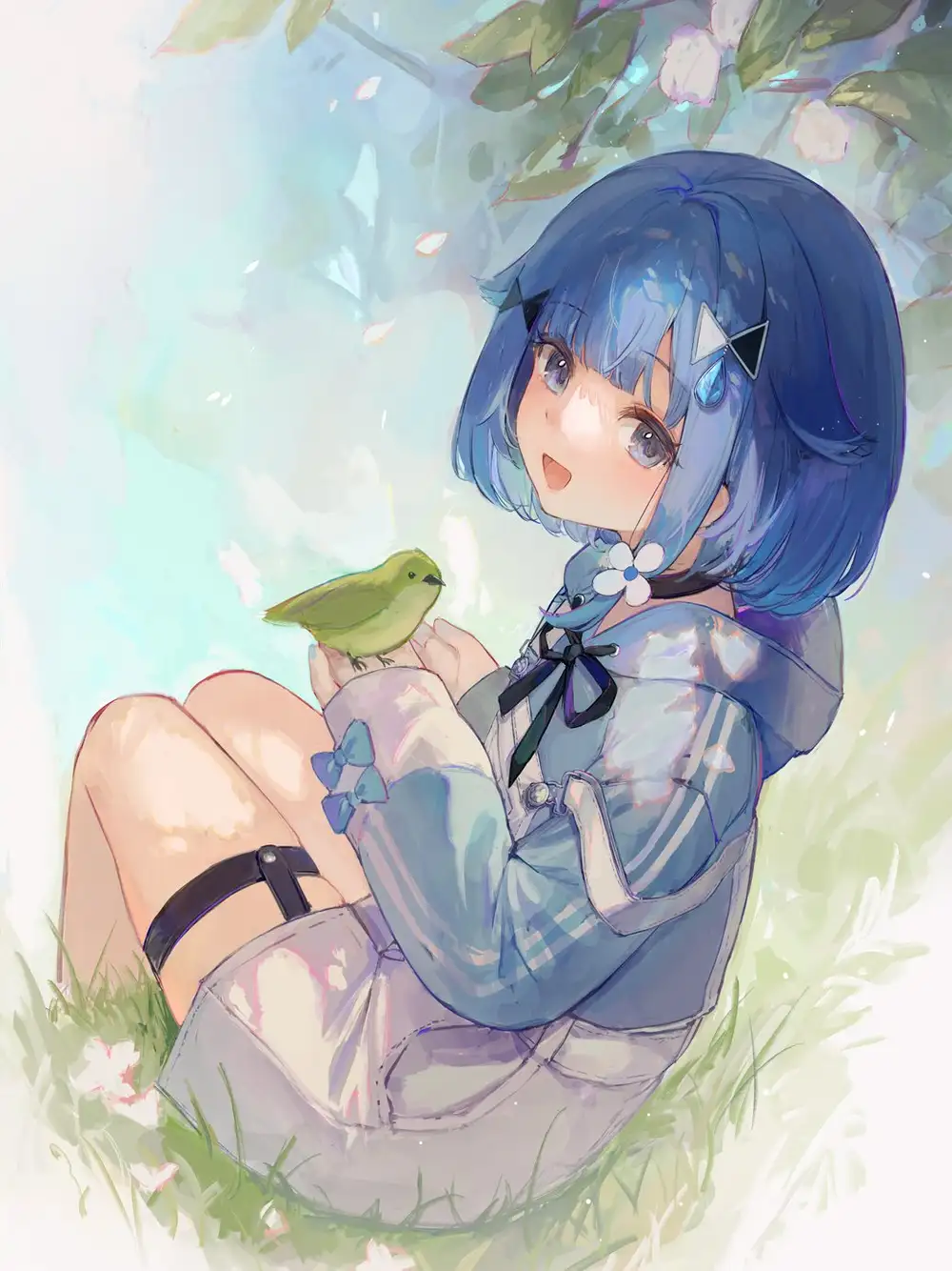 ảnh anime nữ tóc ngắn ngầu 4