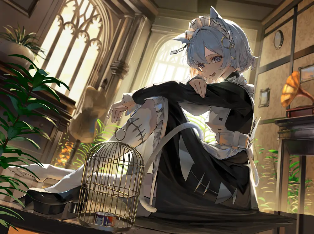 ảnh anime nữ tóc ngắn ngầu 6