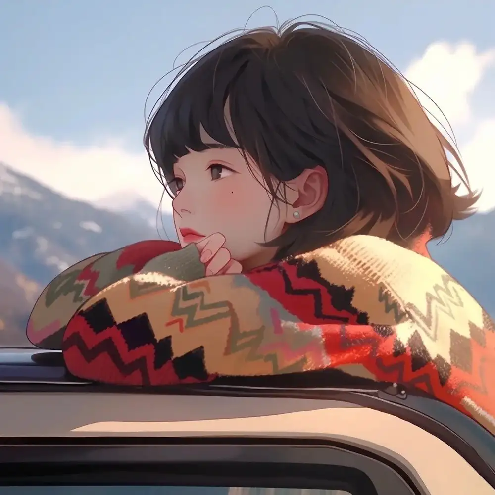 ảnh anime nữ tóc ngắn ngầu 8