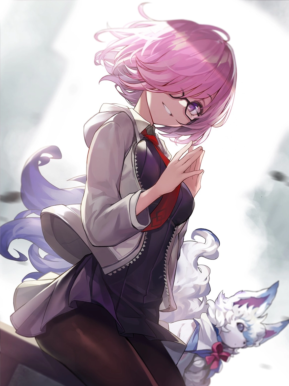 ảnh anime nữ tóc ngắn đẹp mê ly 