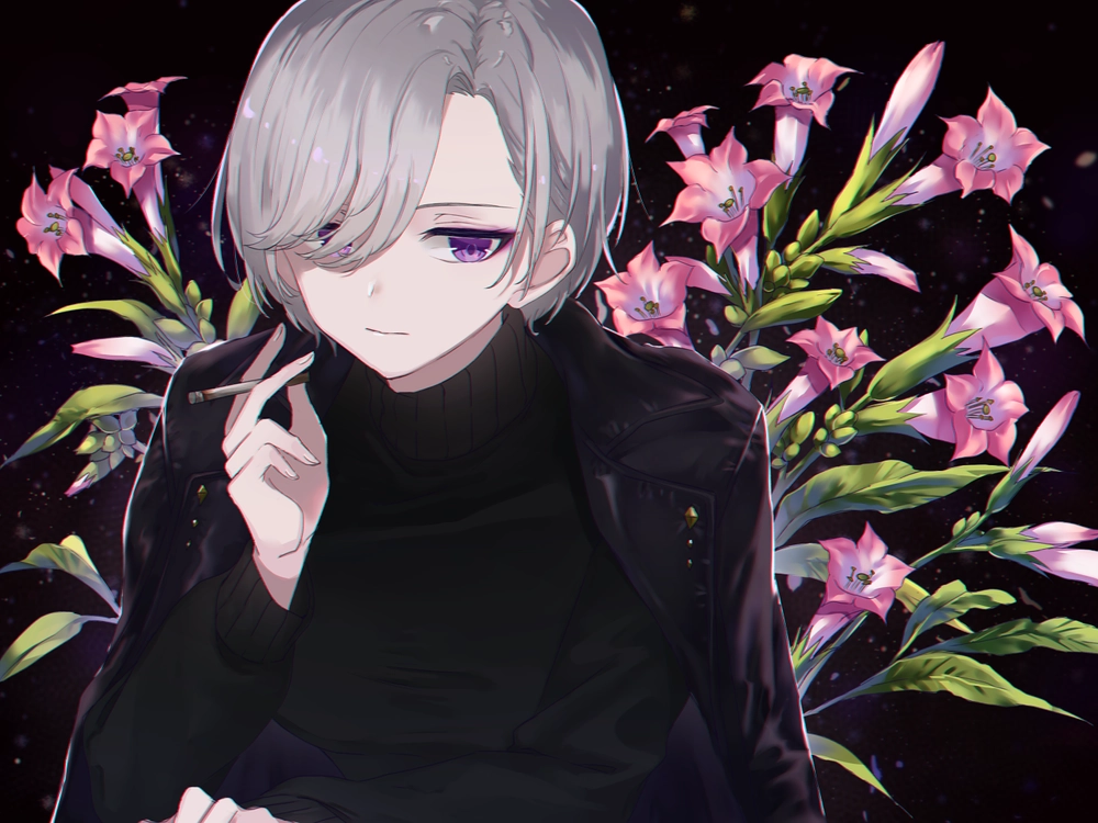 ảnh anime nữ lạnh lùng tóc ngắn cực đẹp 