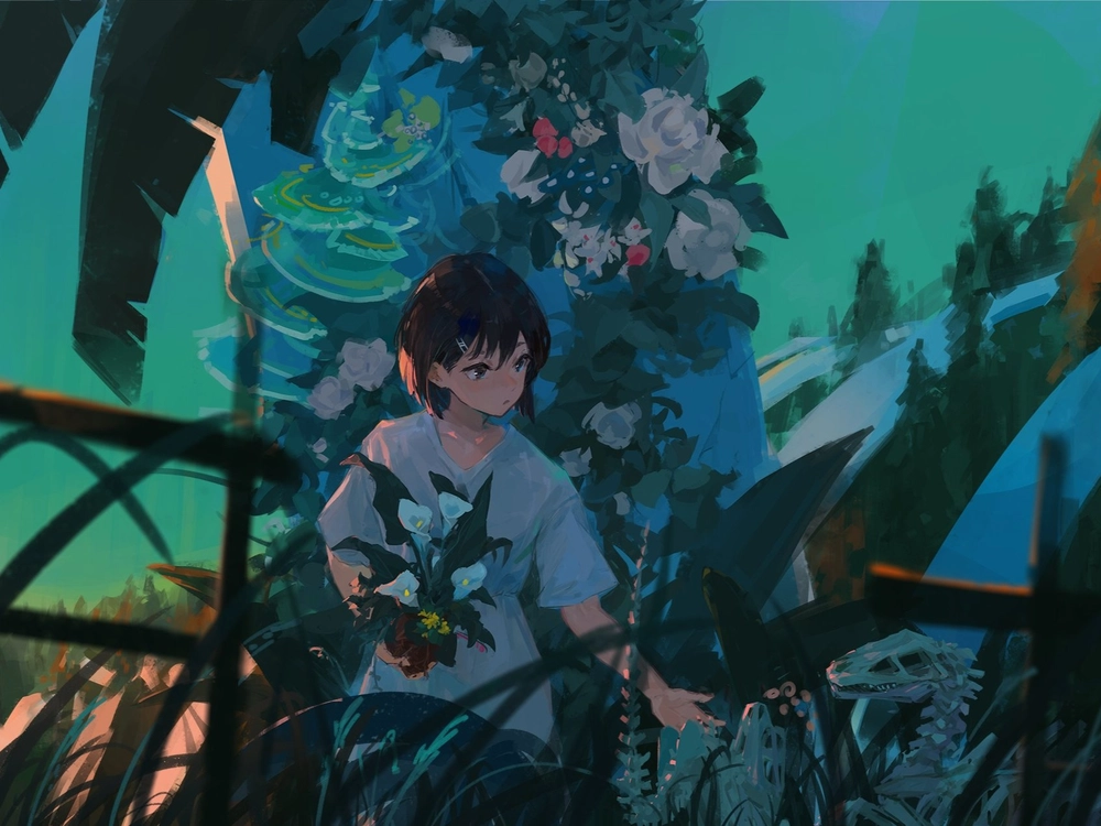 hình ảnh anime chibi tóc ngắn cute dễ thương 