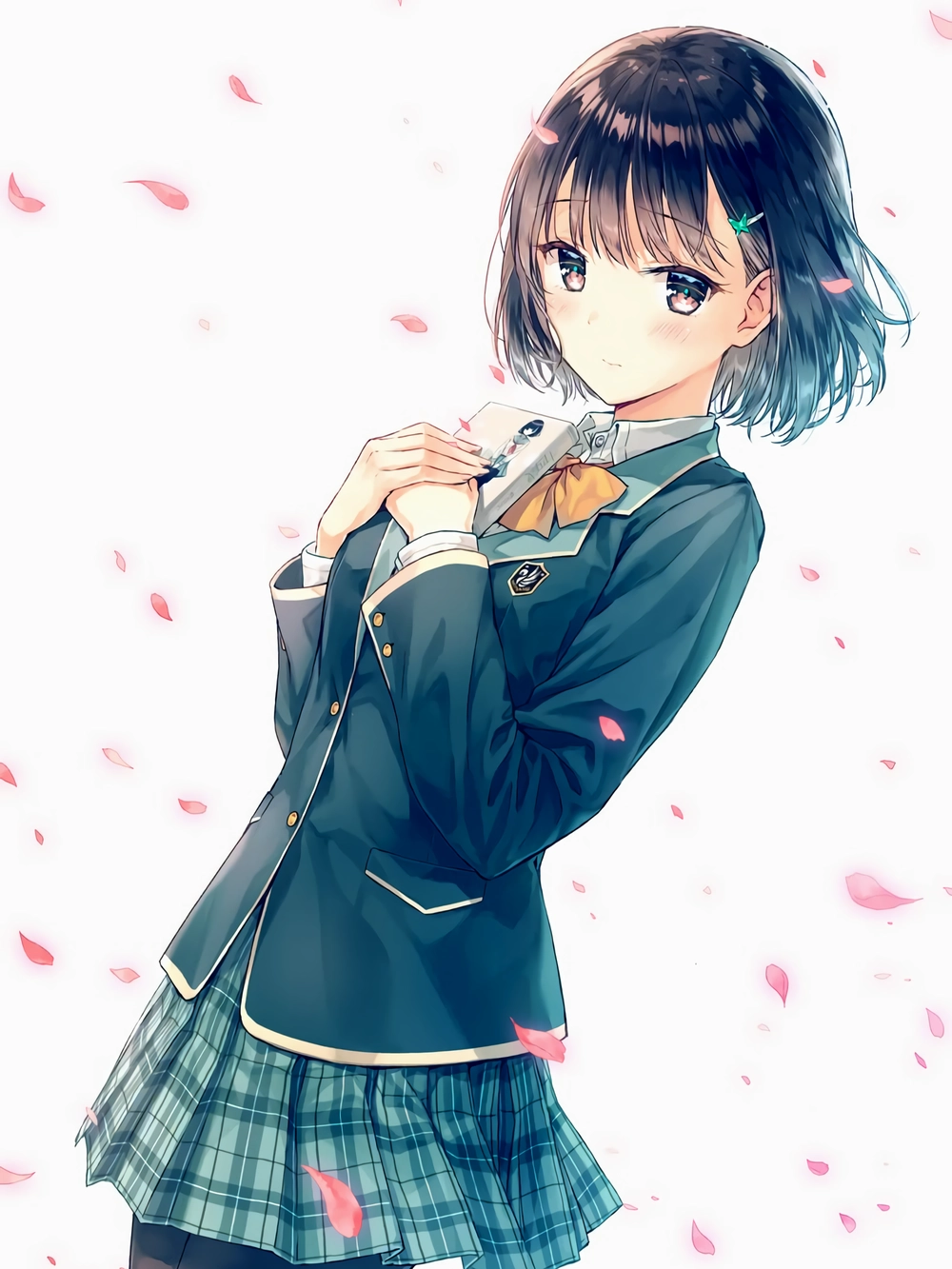 ảnh anime nữ tóc ngắn đáng yêu cực chất 