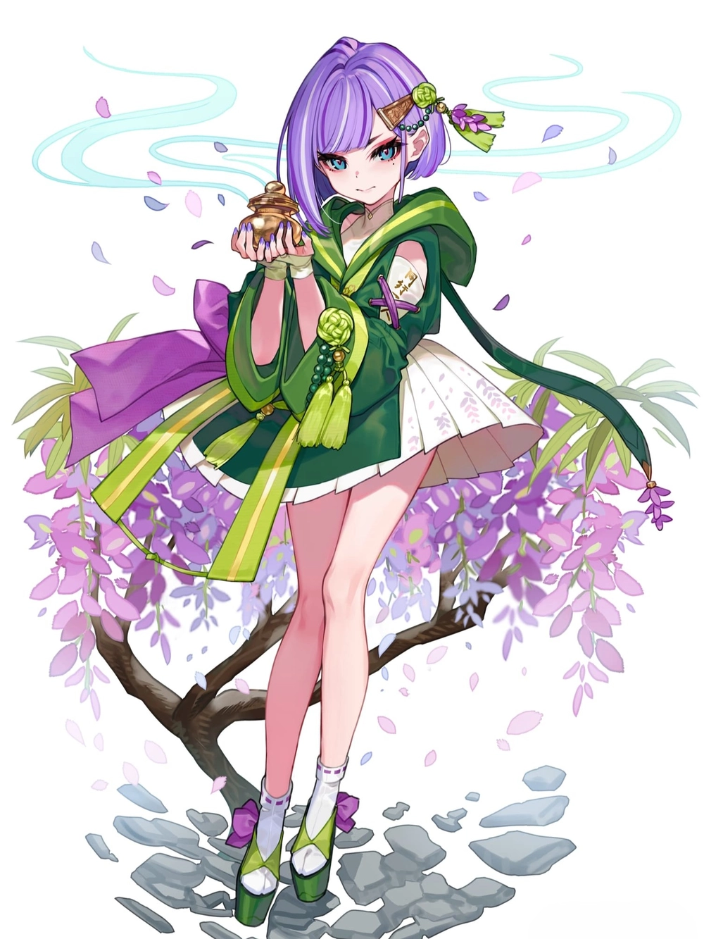 ảnh anime tóc ngắn 2D girl xinh 