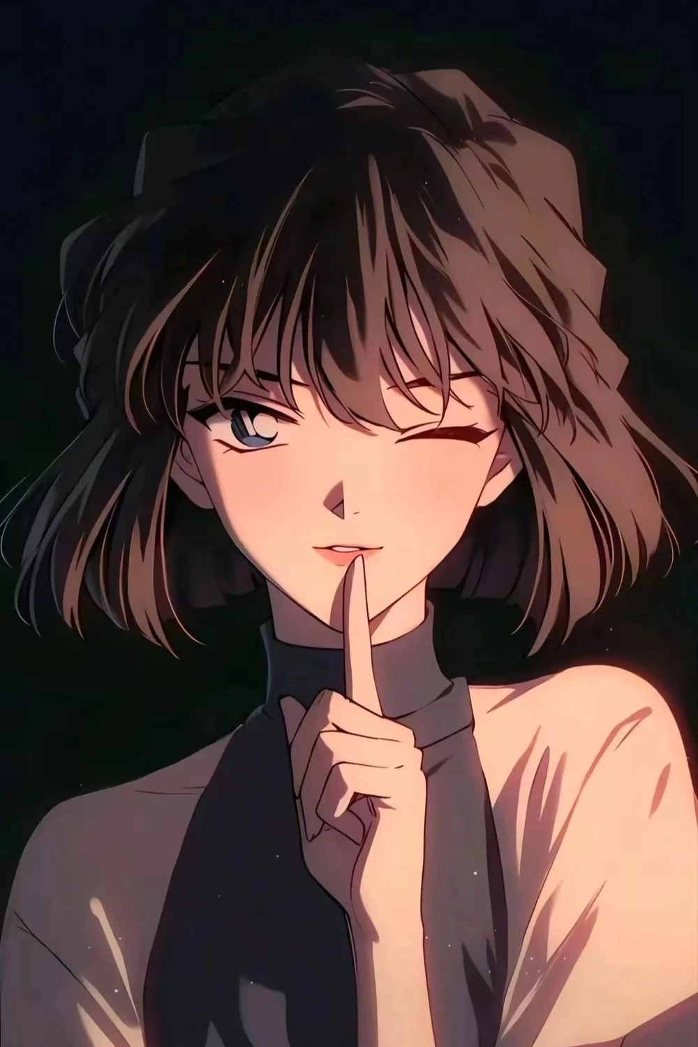 ảnh anime nữ tóc ngắn dễ thương cá tính 