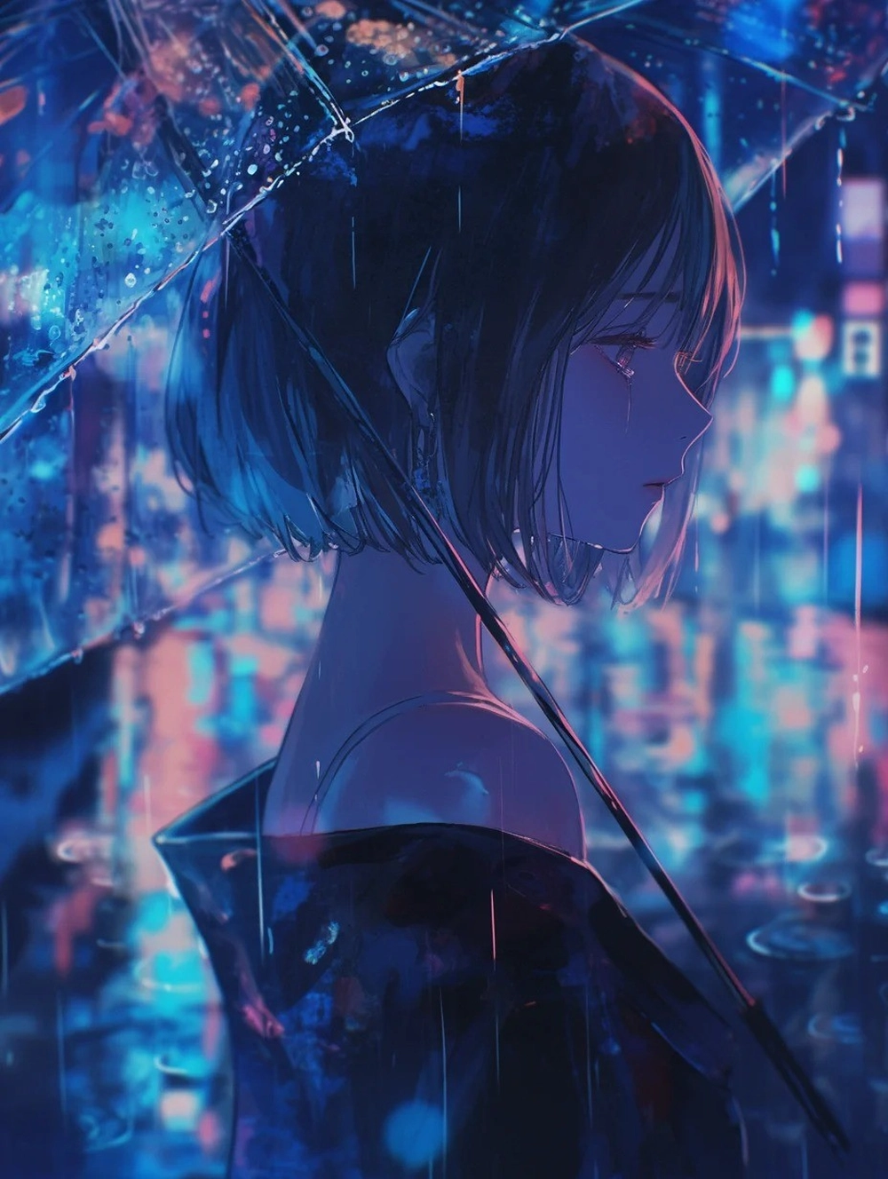 hình ảnh anime chibi tóc ngắn đáng yêu ngộ nghĩnh 