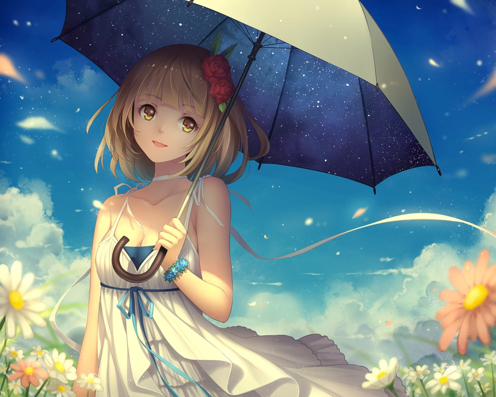 ảnh anime nữ lạnh lùng tóc ngắn cool ngầu 