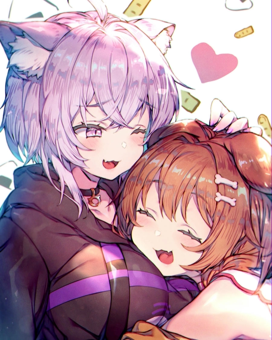 ảnh anime xoa đầu an ủi người yêu