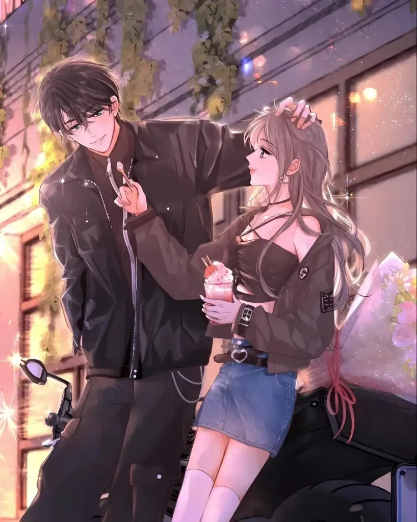 ảnh xoa đầu anime dành cho couple
