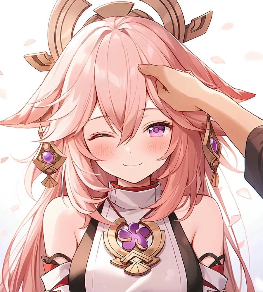 ảnh anime xoa đầu tình cảm