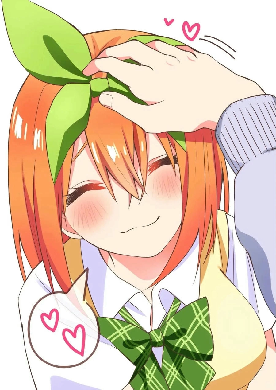 ánh mắt trìu mến trong ảnh anime xoa đầu