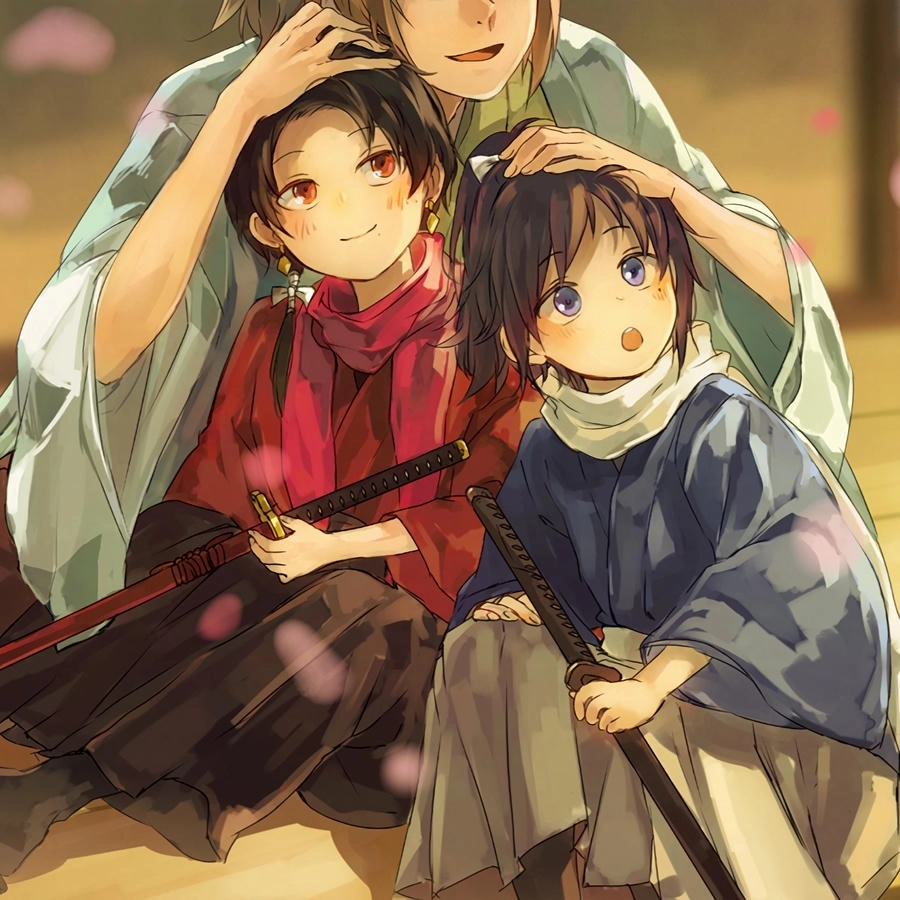 hình xoa đầu anime lãng mạn