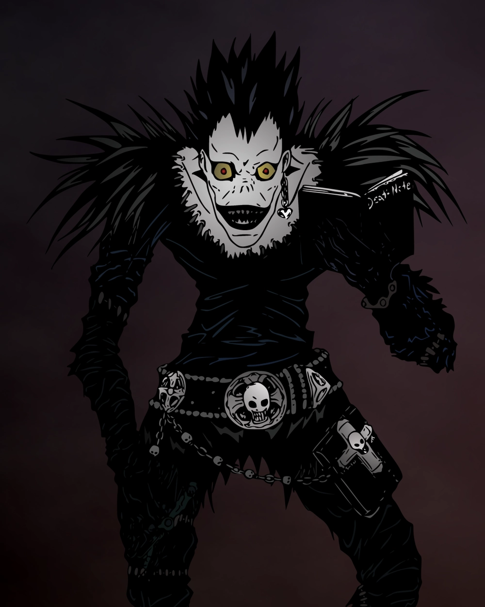 ảnh death note cảnh ký tên