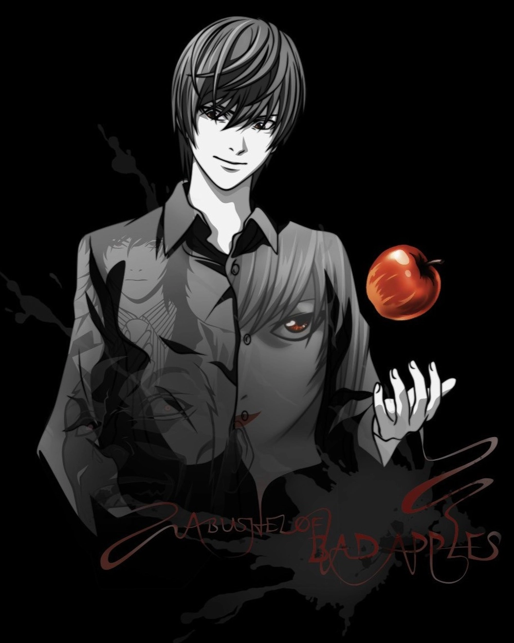 ảnh death note phong cách tối giản