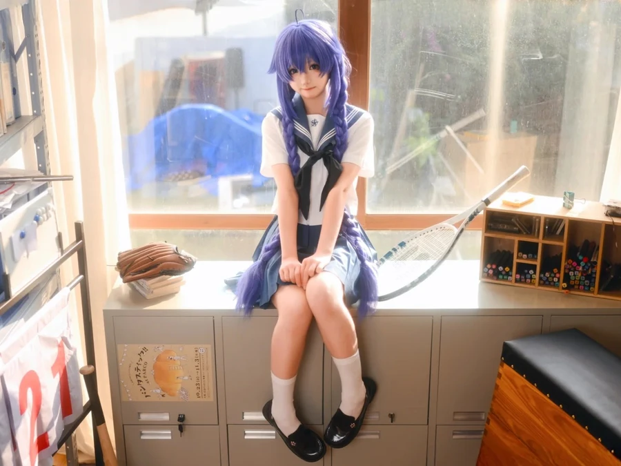 ảnh gái xinh cosplay học sinh