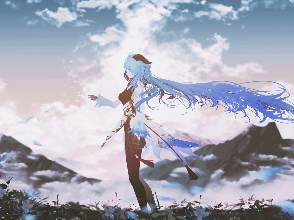 ganyu dễ thương full hd