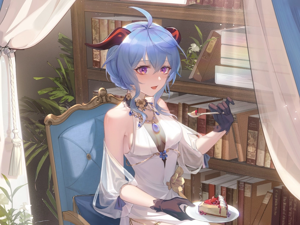 hình ảnh ganyu 4k