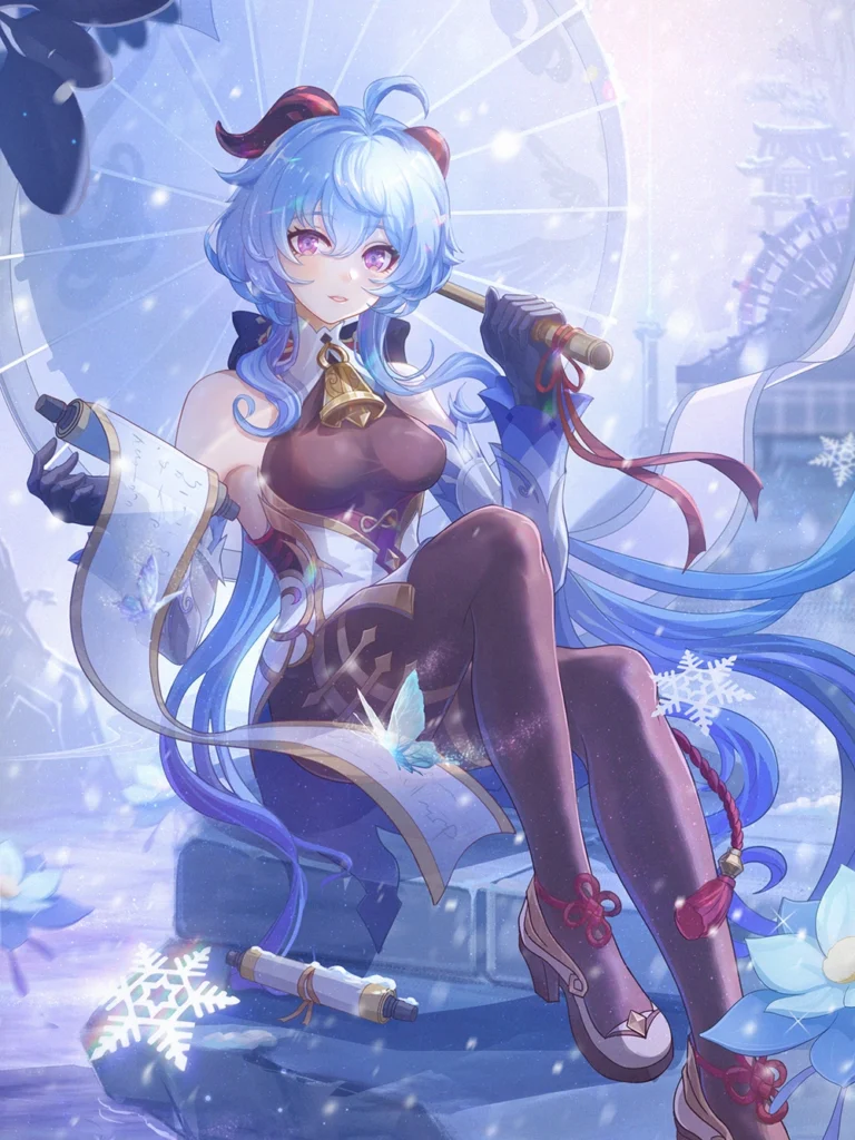 hình nền ganyu đẹp