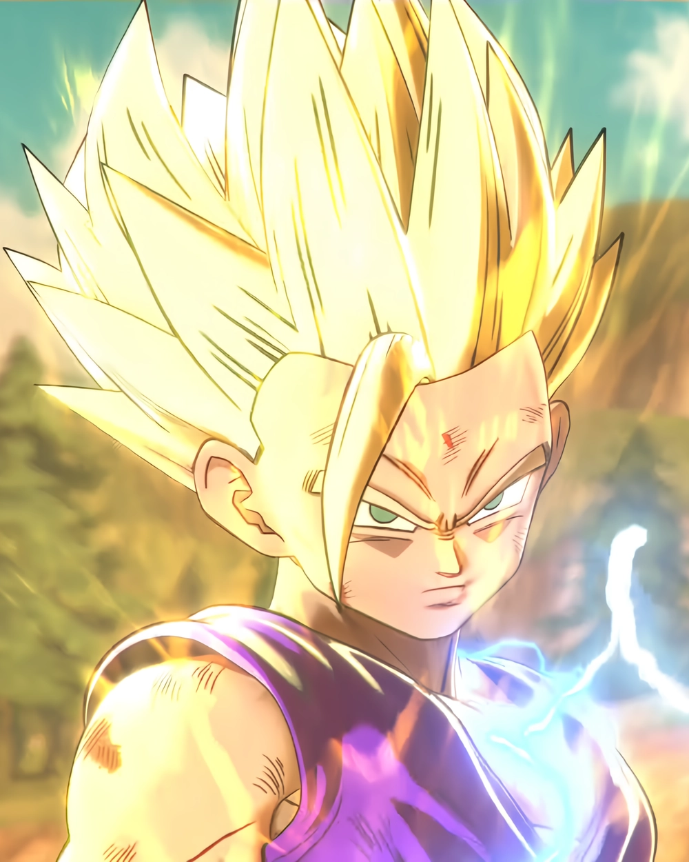 ảnh gohan khi chiến đấu 