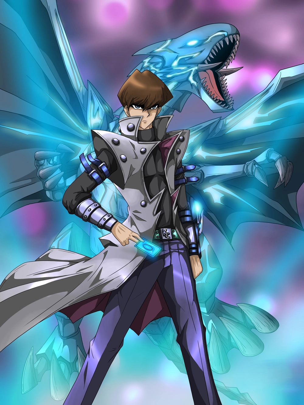 hình seto kaiba và yugi muto đấu bài