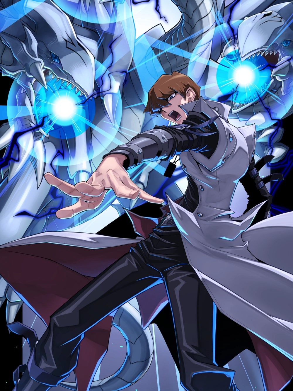 ảnh seto kaiba đội vest xanh yugioh